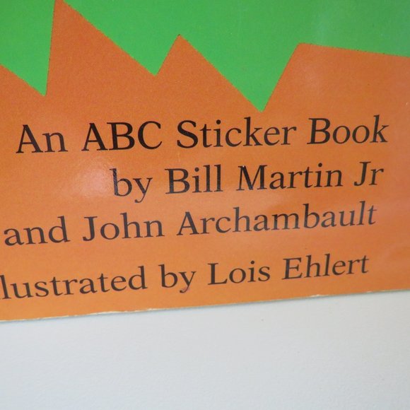 CHICKA CHICKA BOOM BOOM Sticker Book 9" abridged, thick laminated pages/READ ALL - Picture 2 of 7